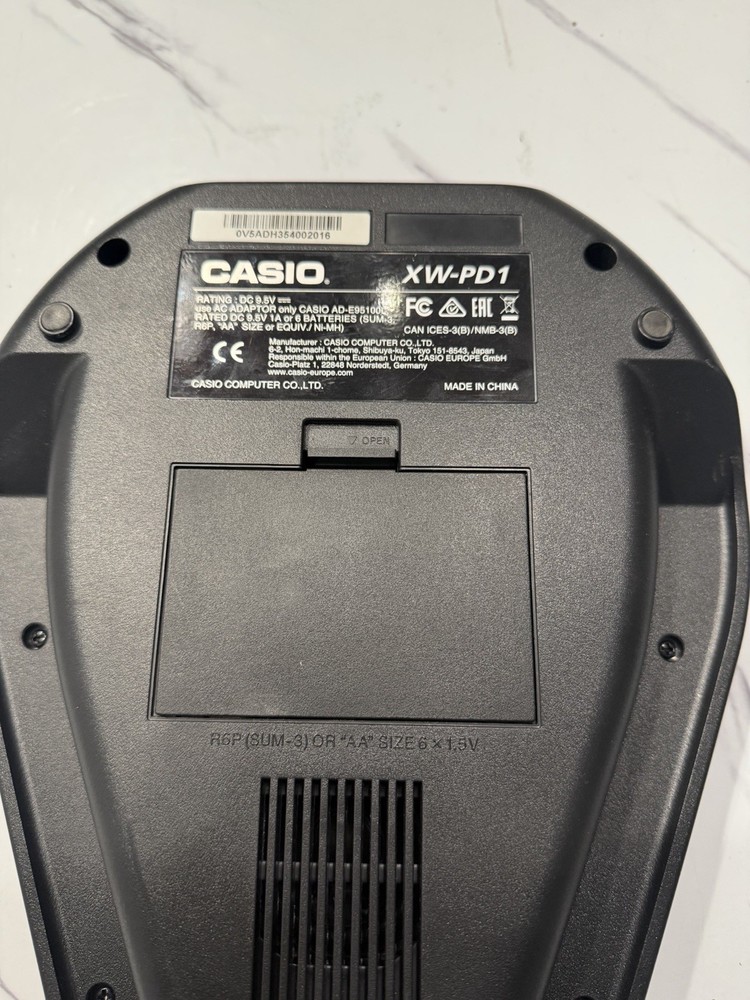 Casio XW-PD1 Trackformer Groove Center Sampler Sequencer DJ Controller Tested