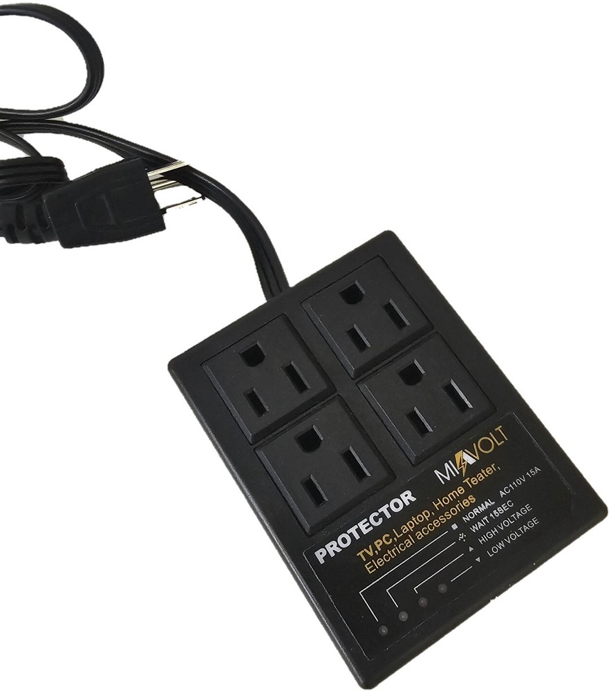 4 PACK Power Surge Protector for LCD LED, Plasma TV's, Electrical Accessories