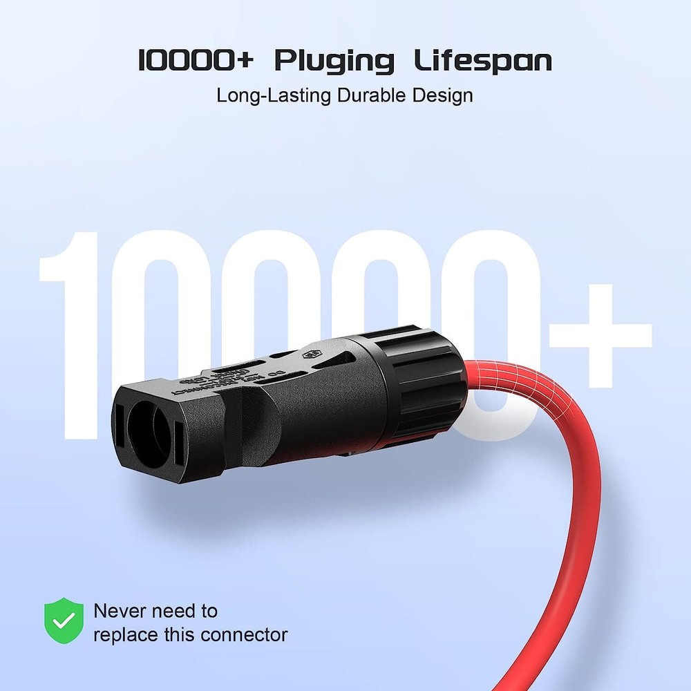 Solar Panel Y Branch Cable Connection Waterproof Adapter Connector Extension USA