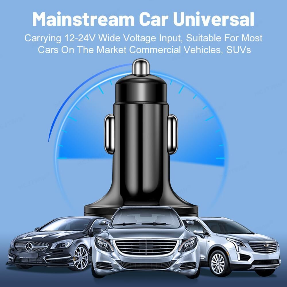 4 USB Port Super Fast Car Charger Adapter for iPhone Samsung Android Phone LOT
