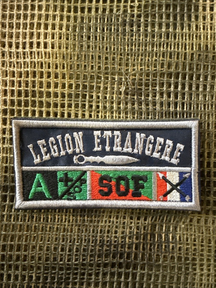 French Foreign Legion Legion Etrangere SOF Color Patch