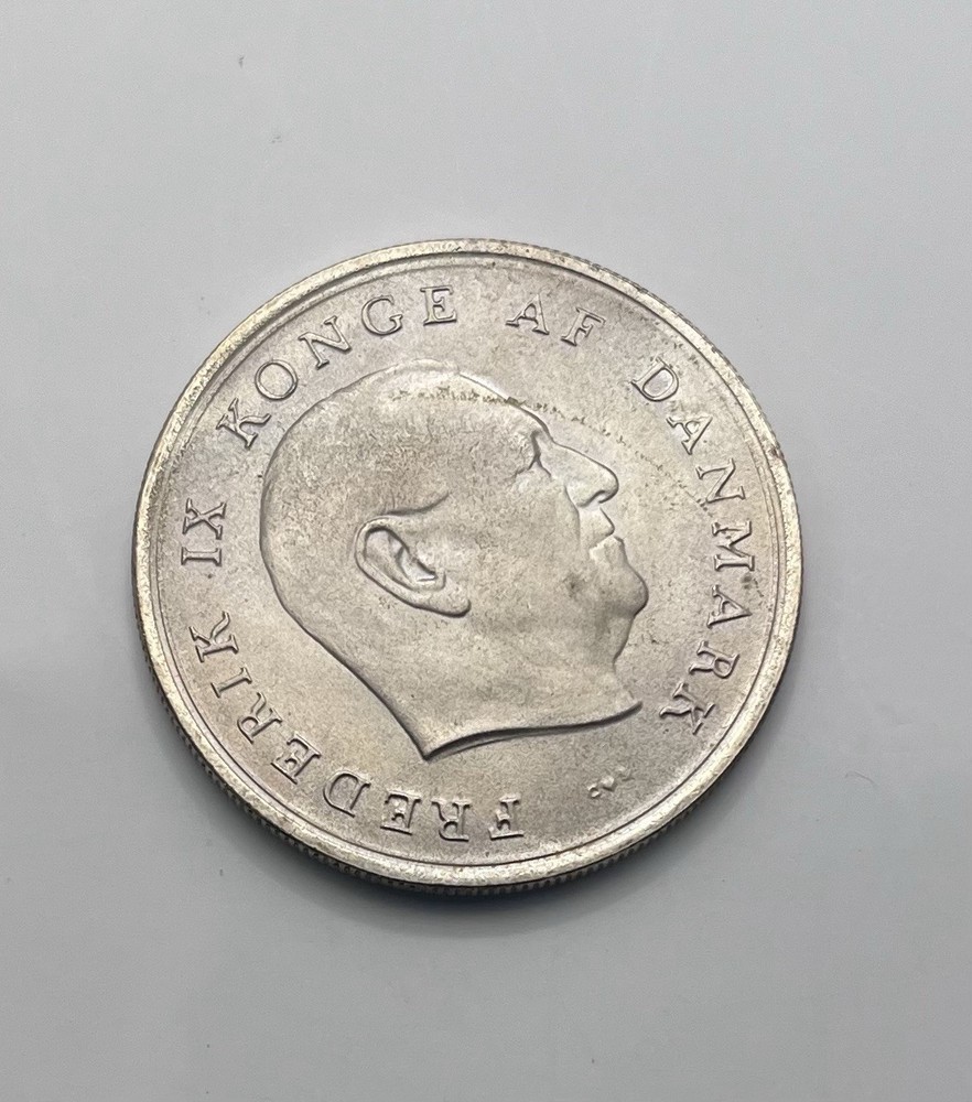 1967- Denmark-.80 Silver 10 Kroner