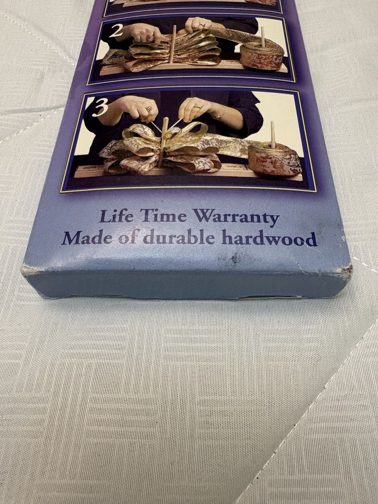 EZ Craft Deluxe E-Z Bow Maker with Ribbon Spool Holder