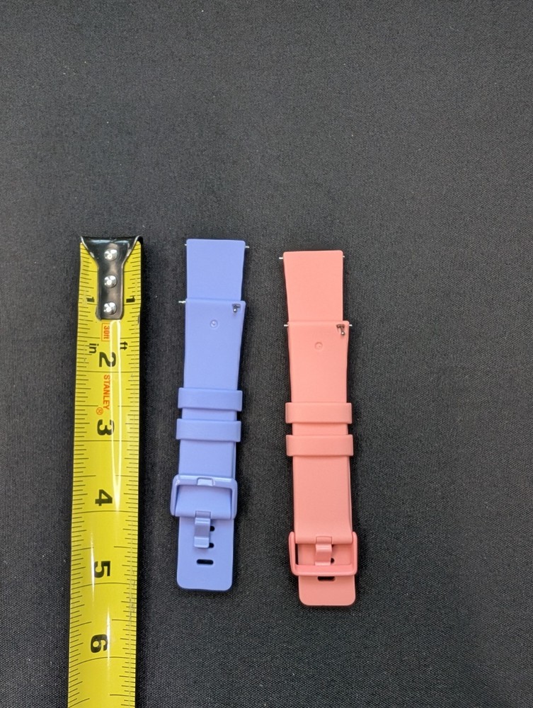 Fitbit Versa Replacement Silicone Bands Peach Violet