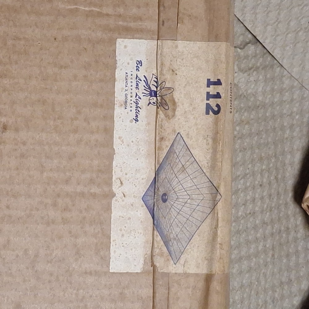 Mid Century Modern bee line Semi Flush Light