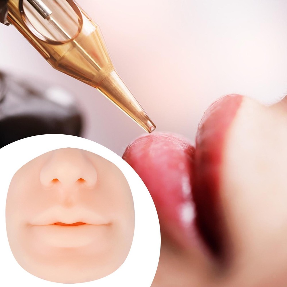 Silicone Nose Mouth Model Piercing Nose Model Simulation Prop