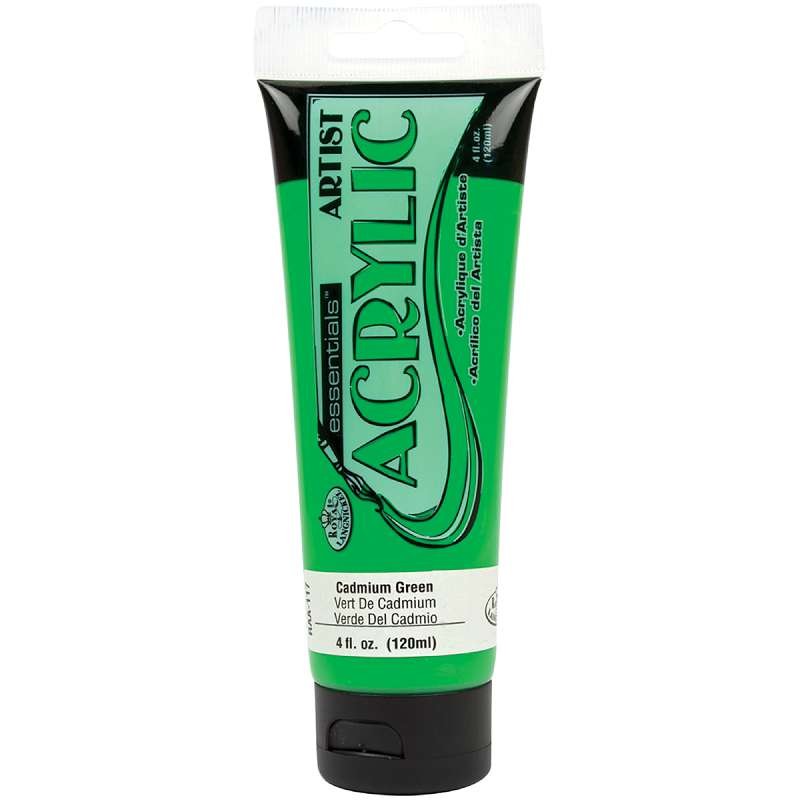 Essentials Acrylic Paint 4oz Cadmium Green