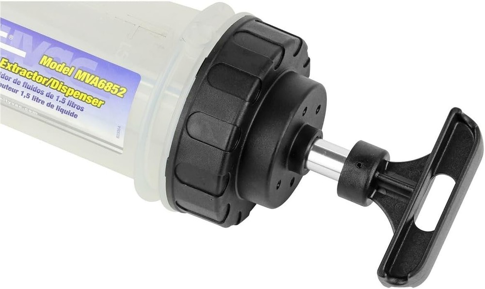 Twist-Valve Fluid Extractor with Rubber ATF Adapter