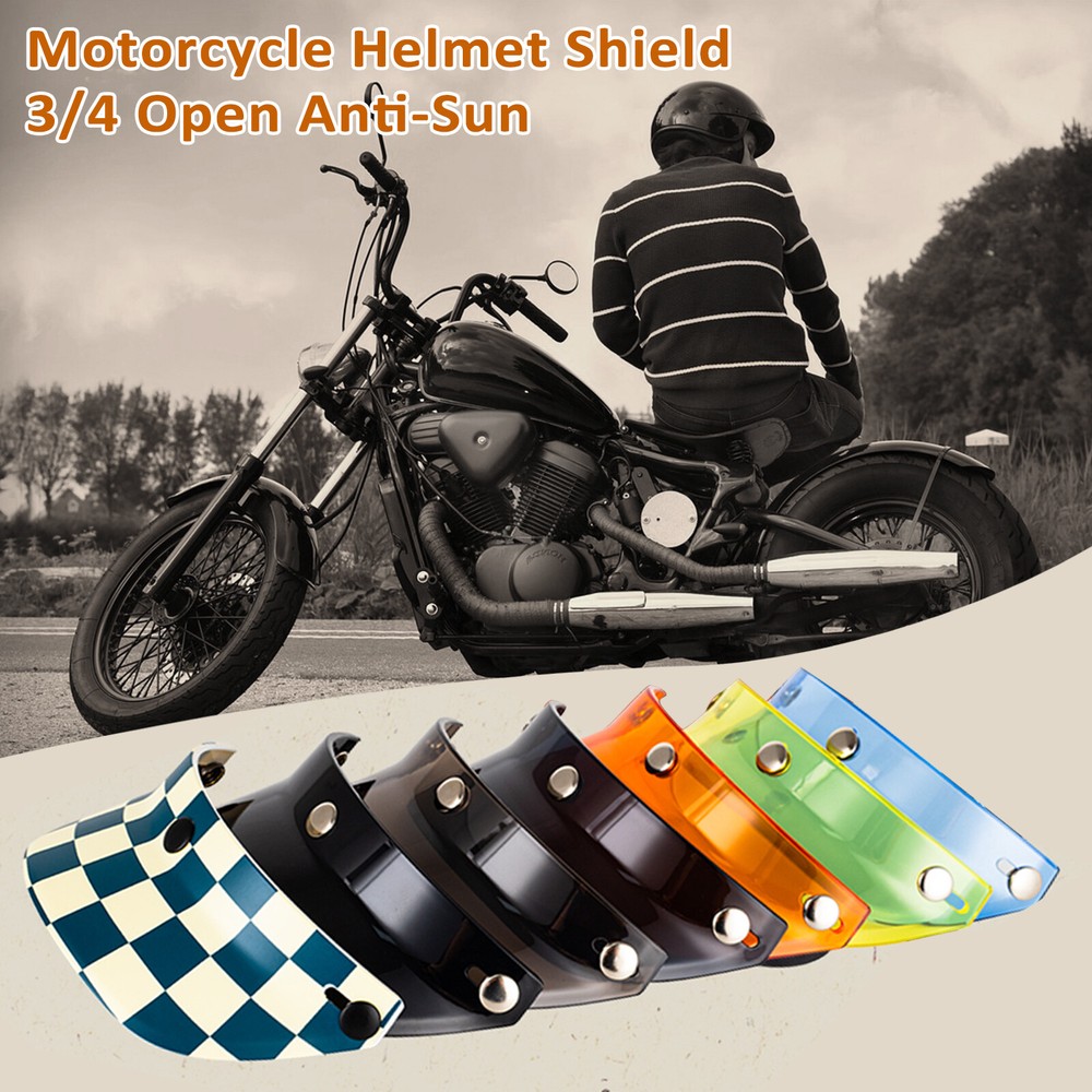 Motorcycle Visor Motorcycle 3/4 Open - G3Z4