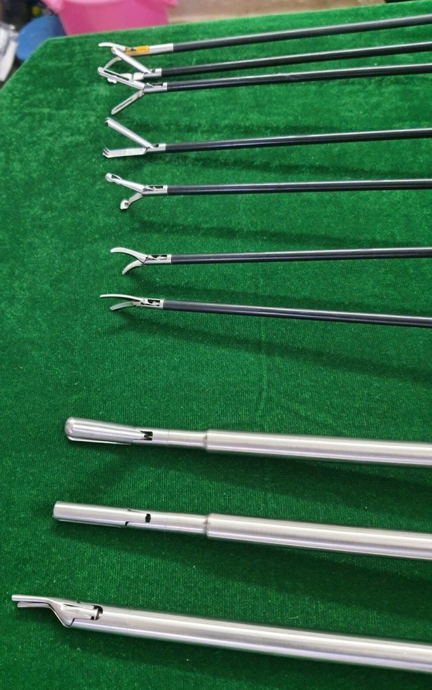 34pc Laparoscopic Surgery Set 5x330mm Laparoscopy Endoscopy Surgical Instruments