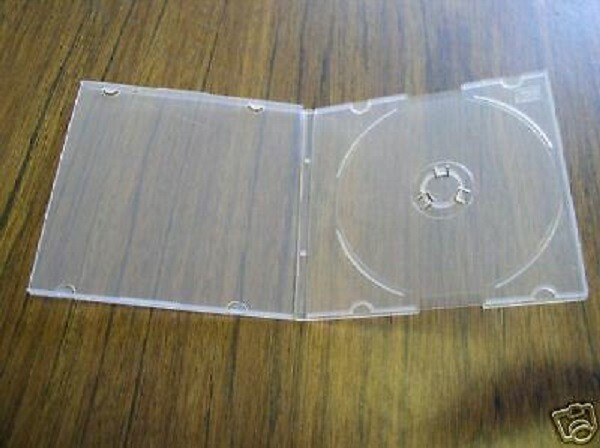 10 PCS 5.2MM SLIM POLY CASE, GAMECUBE CASES - SUPER CLEAR - SF14