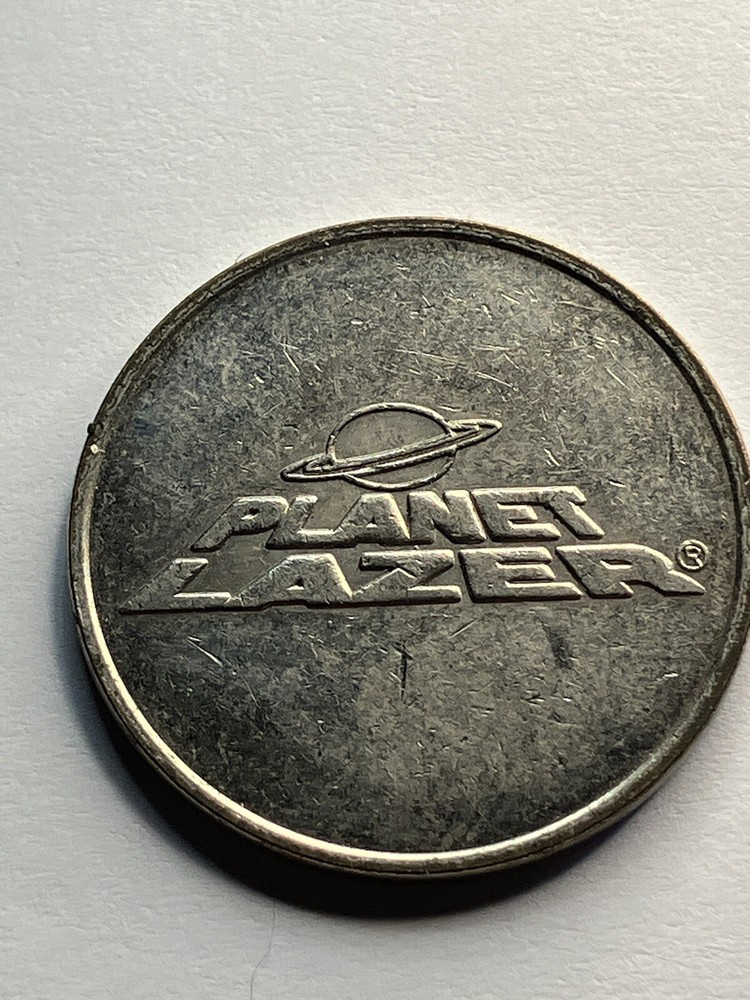 Planet Lazer Arcade Game Token 24mm #sv1