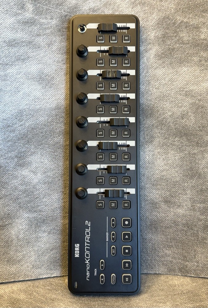 Korg nanoKONTROL2 Black Slim-Line USB Controller Model nanoKNTRL2