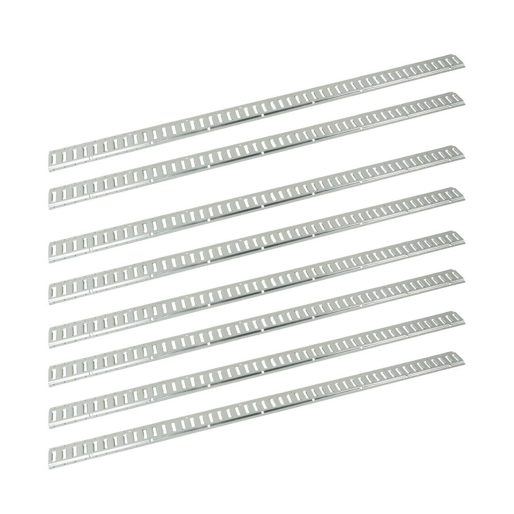 Compatible For Trailers Durable Carbon Steel 8 Pack 8' E Track Tie Down Rail Kit