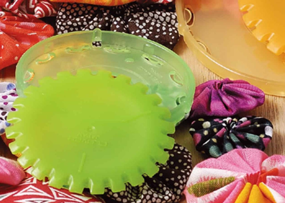 Clover Round Quick Yo Yo Maker - Small Large Butterfly Suffolk Puff Template