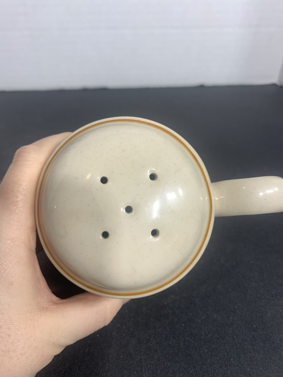 Vintage International Stoneware Heartland salt and pepper shakers, Never Used