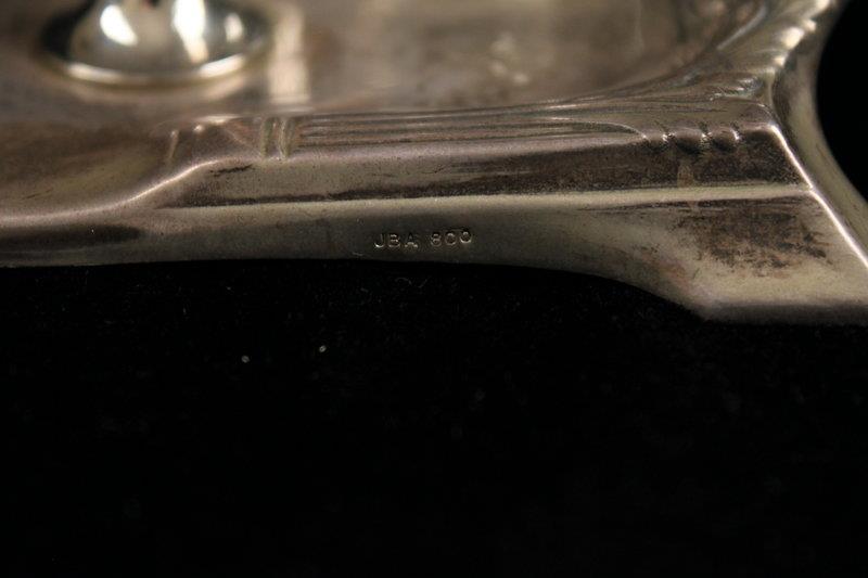 Striking Antique German silver Inkstand, 19th c.