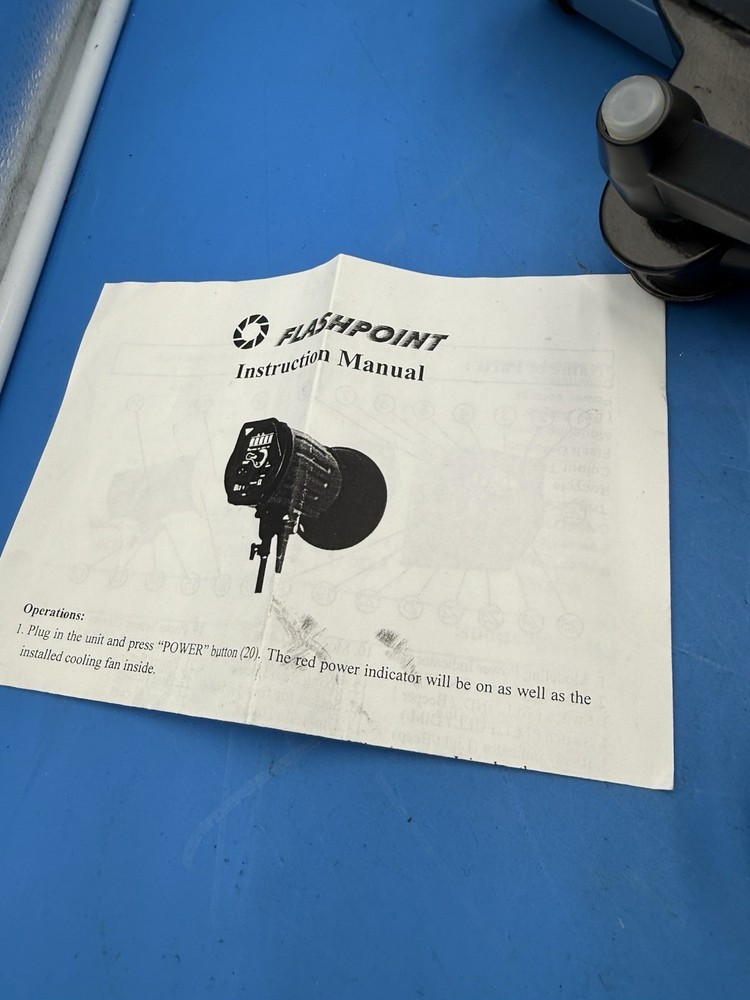 Flashpoint 1220 Studio Flash Tested Excellent Condition