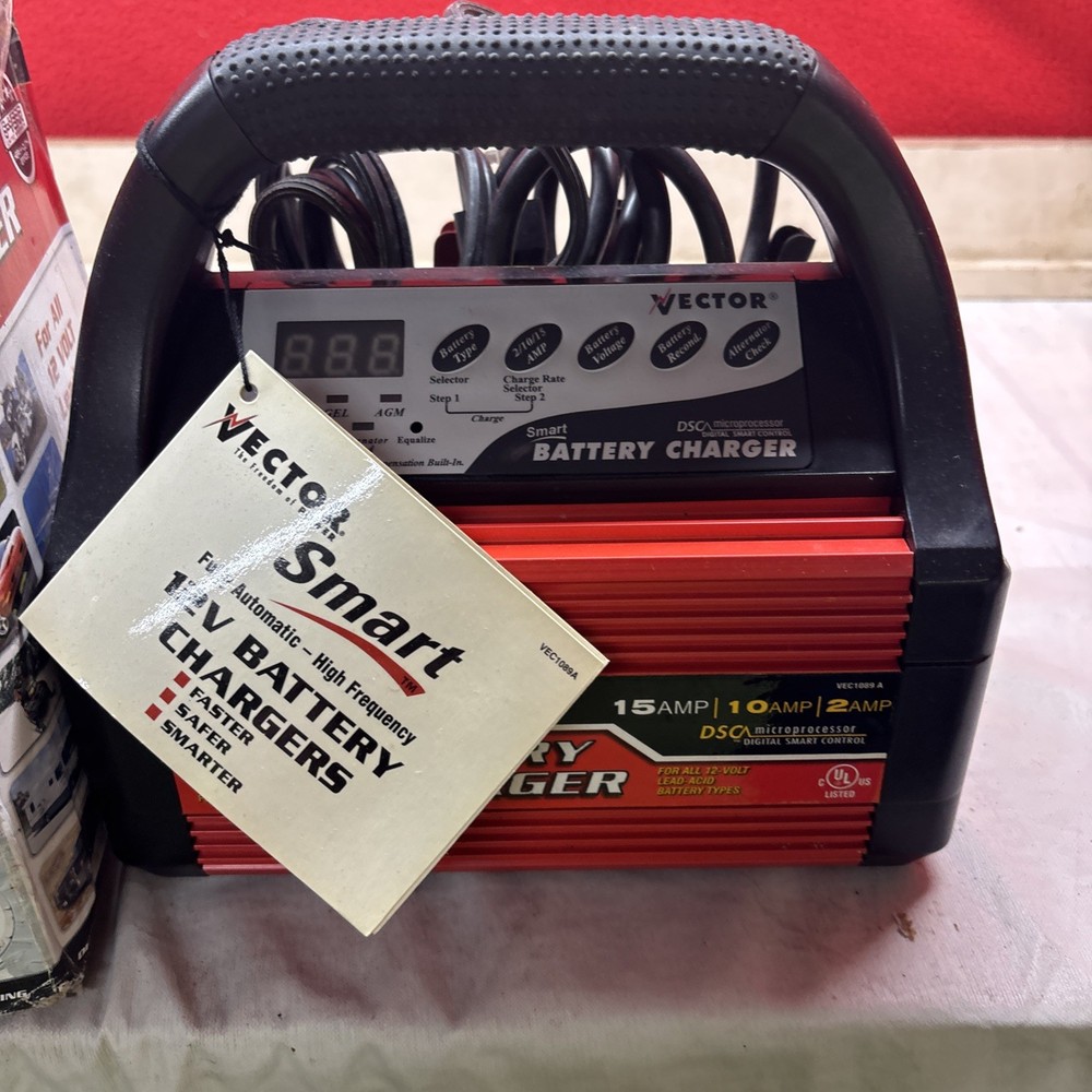 Vector Auto Battery Charger 15amp