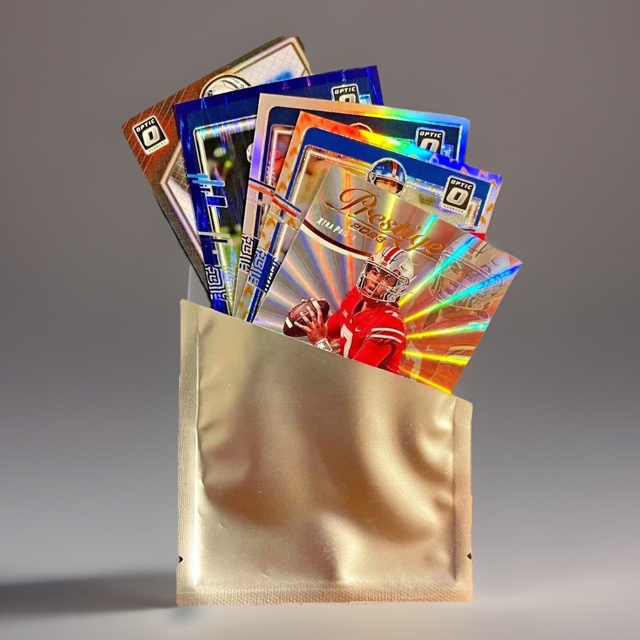 NFL Football Mystery Pack - 5 Cards | Bryce Young Slab Chase (1:16 Odds!)