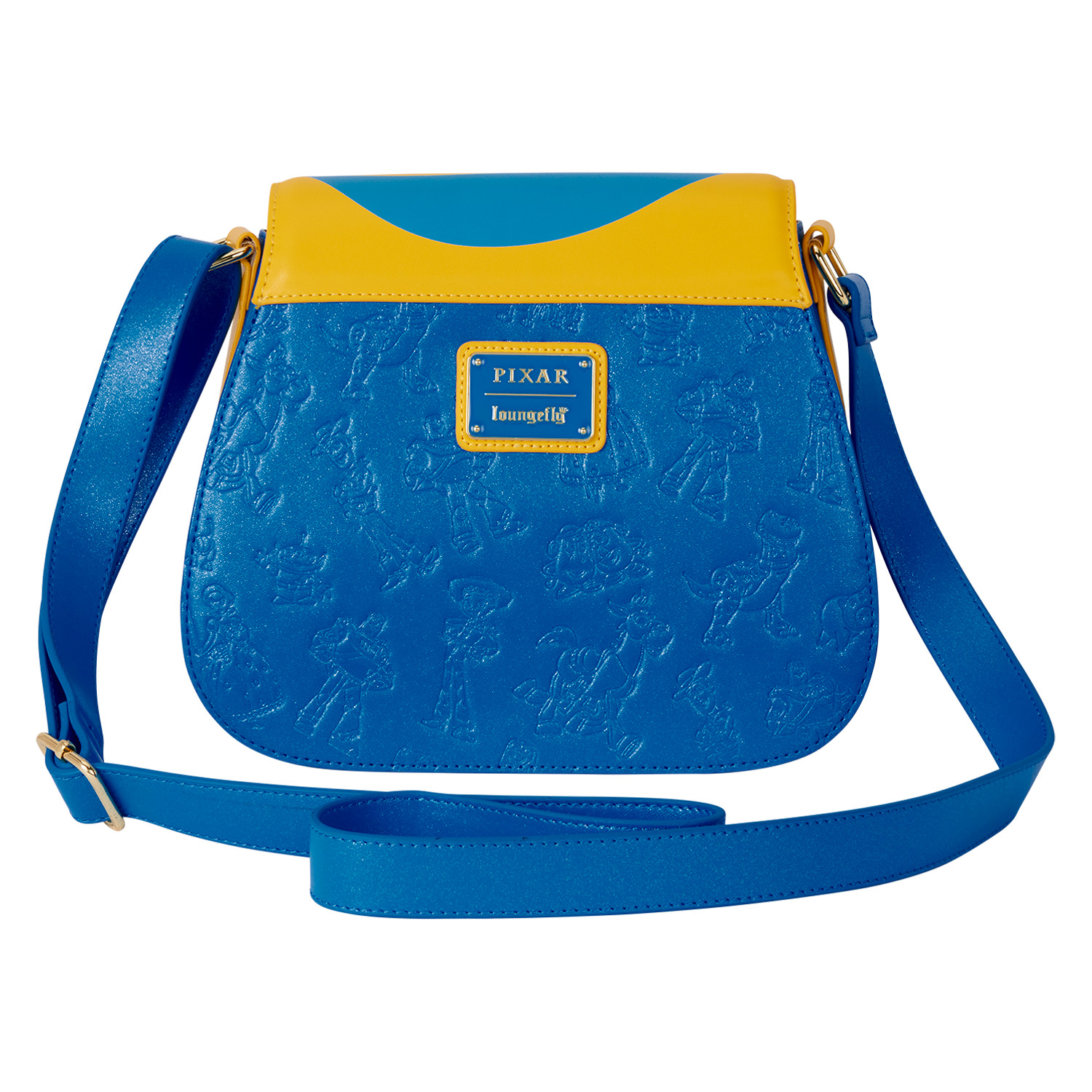 NEW Disney Toy Story Loungefly Crossbody Bag Pixar Ball Blue Limited 1000 Yellow