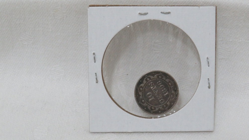 Coin, Newfoundland, 1896, 10 Cent, Silver,