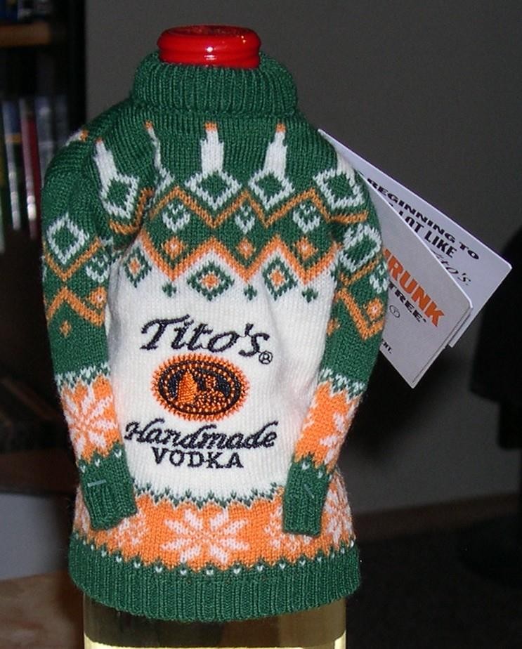 Tito's Handmade Vodka - 2025 Holiday Bottle Sweater