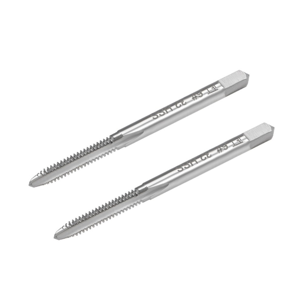 Machine Tap 6-32UNC Thread 2B Class 3 Flutes High Speed Steel 2pcs