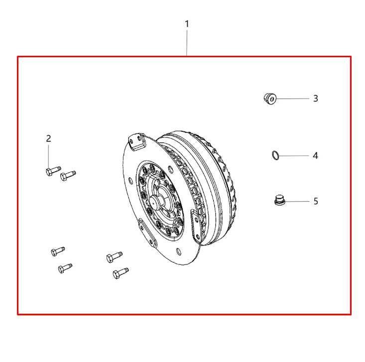 2013-2017 RAM 1500 Crew Cab Laramie 5.7L Automatic Transmission Torque Converter