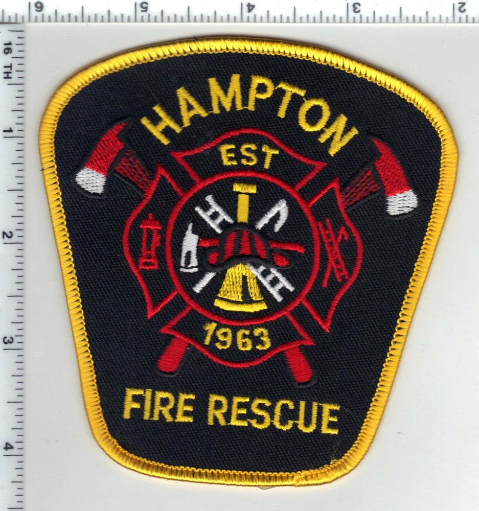 Hampton Fire Dept (Canada) Shoulder Patch 1980's