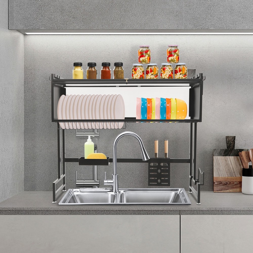 Sink Dish Drainer Kitchen Drying Rack Over Sink Dish Rack