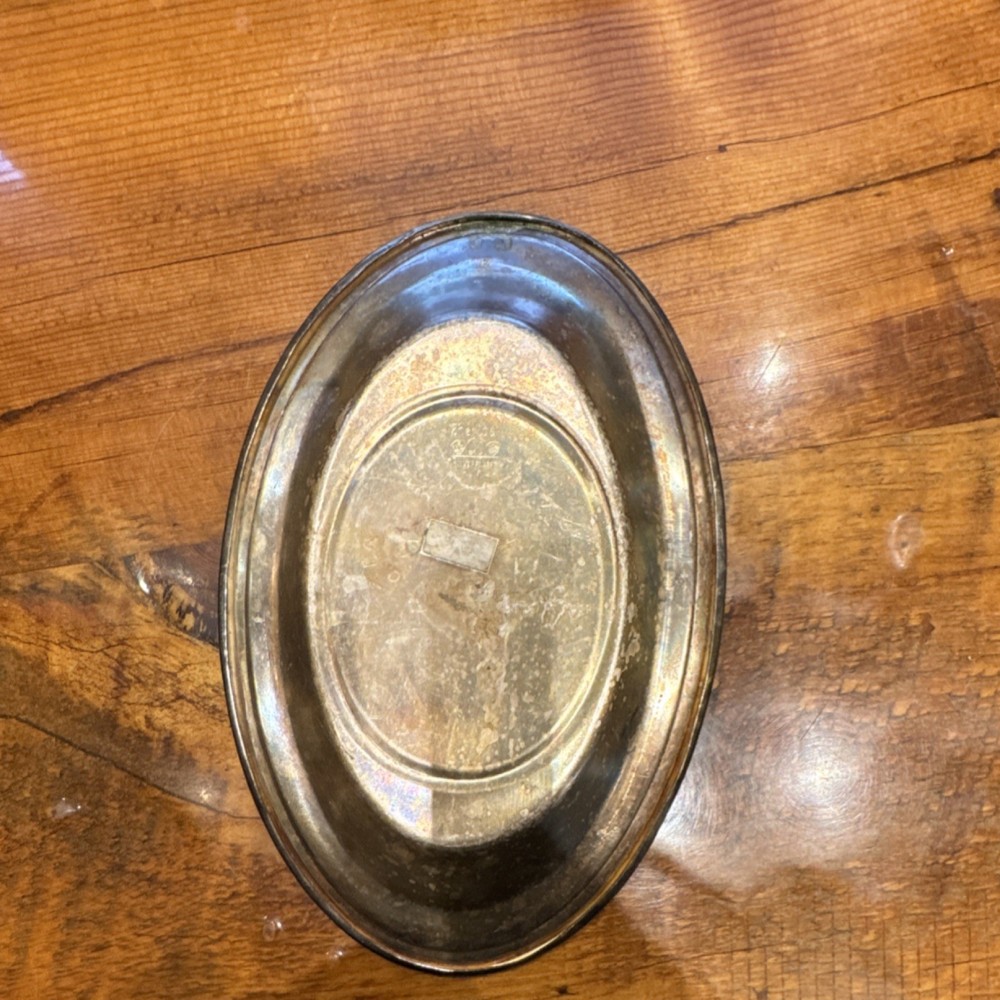 Sheridan Silverplate Oval Bowl 9 Inch