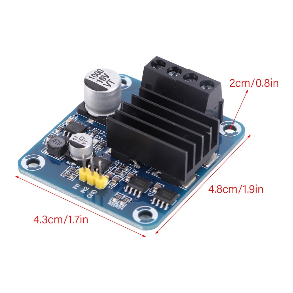 Badafaci H Bridge Motor Driver Module 50A High Current MOSFET Single Channel