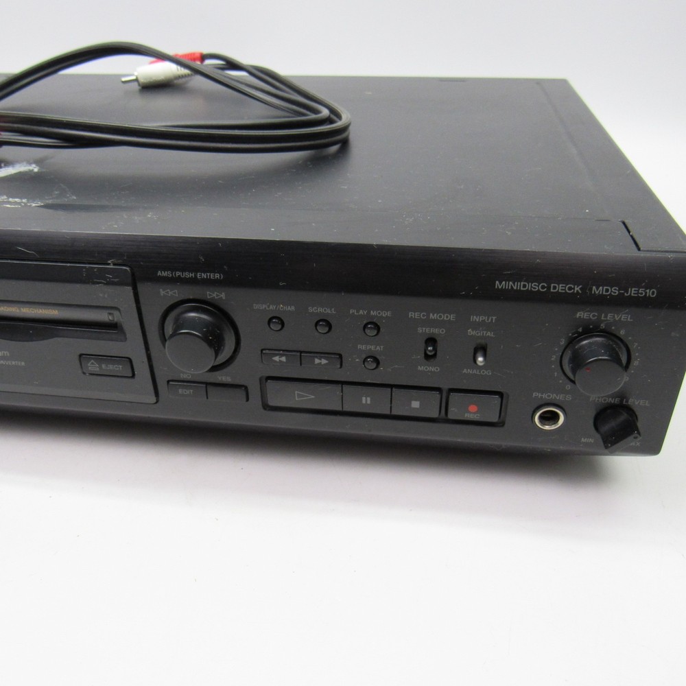 Sony MDS-JE510 MiniDisc Recorder Player - Powers On, Untested; READ