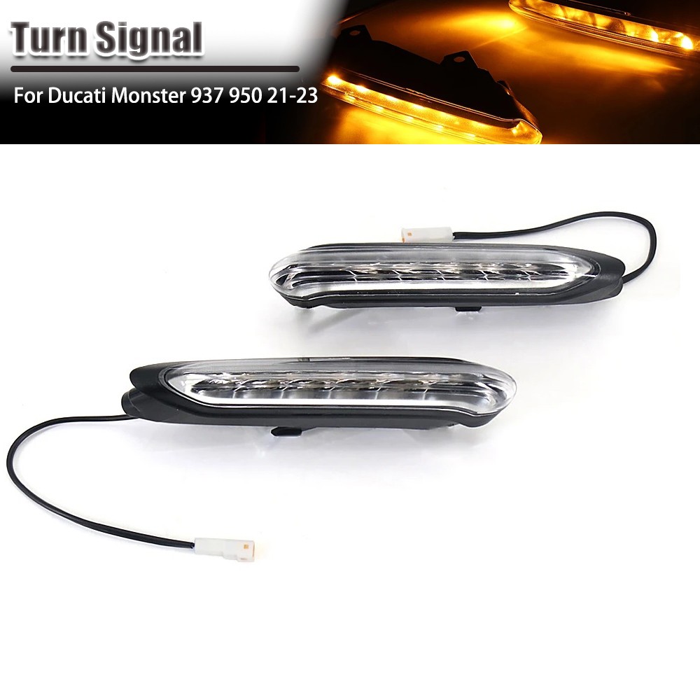 Tail Light Turn Signal For Ducati Monster 937 950 21-23 LED Blinker Integrated