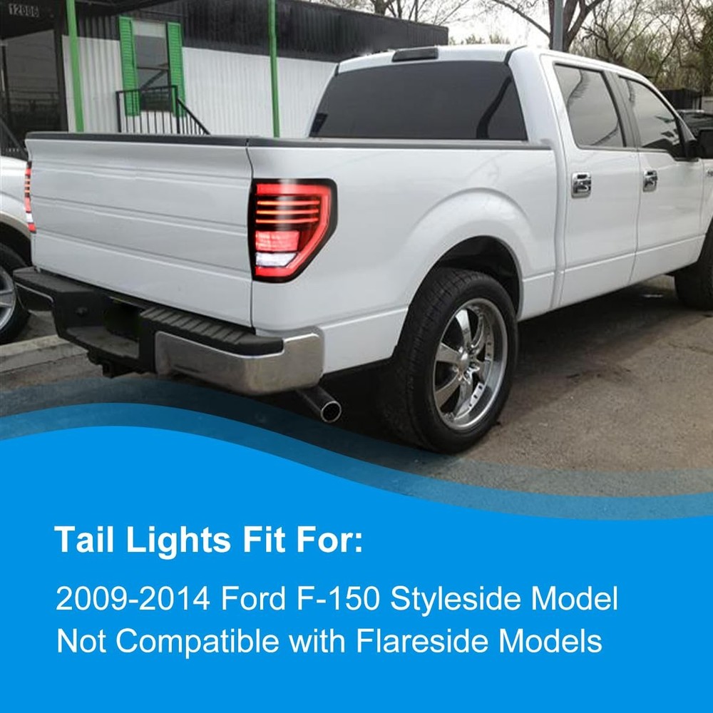 Sequential Tail Lights for Ford F-150 2009-2014 Styleside