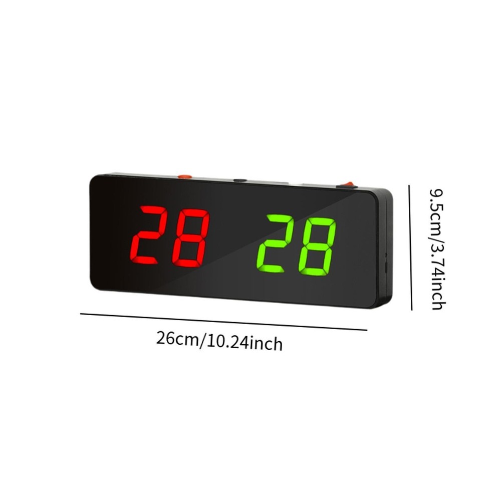 Portable Electronic Digital Scoreboard Rechargeable Multifunctional Sturdy for