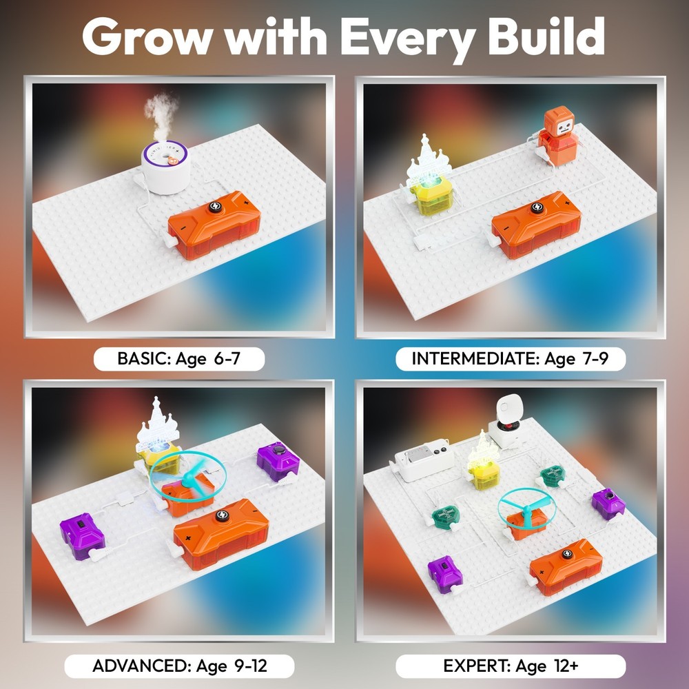 Contixo ST36 Science Circuit Kit – STEM Electronics Building Blocks for Kids