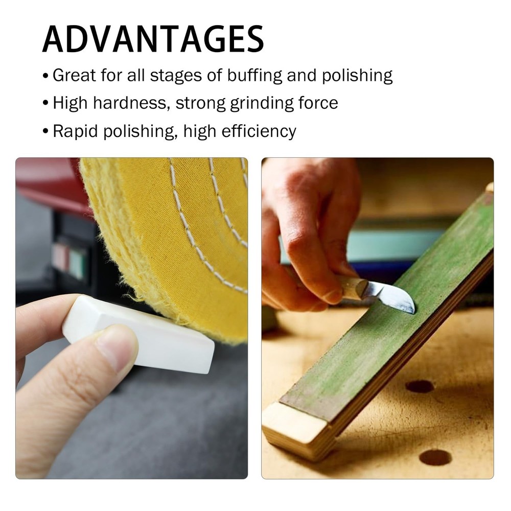 Versatile 4 Oz. Buffing Polishing Compound Kit - Ideal for Metals & More