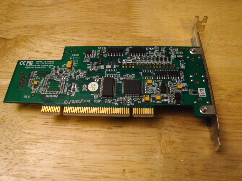 HighPoint RocketRAID 1742 4 Channel PCI SATA 3Gbps RAID Controller/WITH CABLES-2