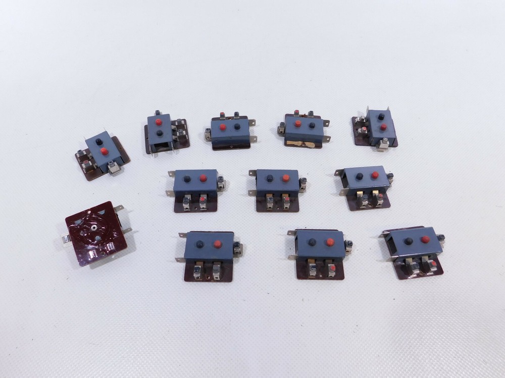 57x Fleischmann H0 Distribution Board/Push Button, Defective/Good #CQ194-2