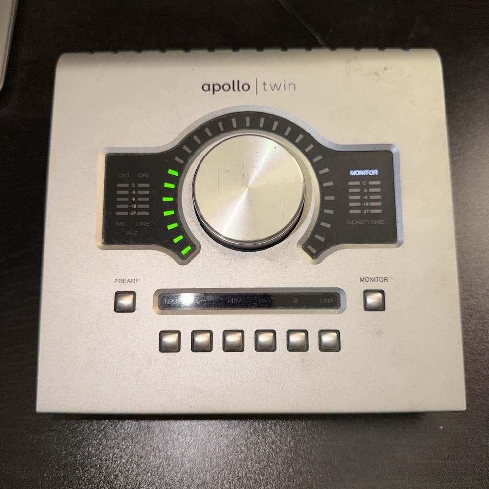 Universal Audio Apollo Twin UAD2 Duo Core Audio Interface Silver Used