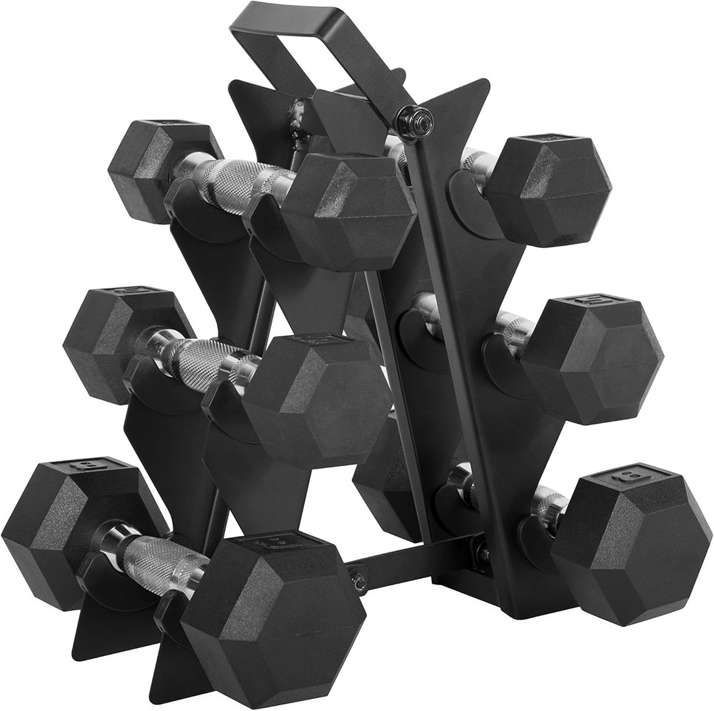 Coated Hex Dumbbell Set