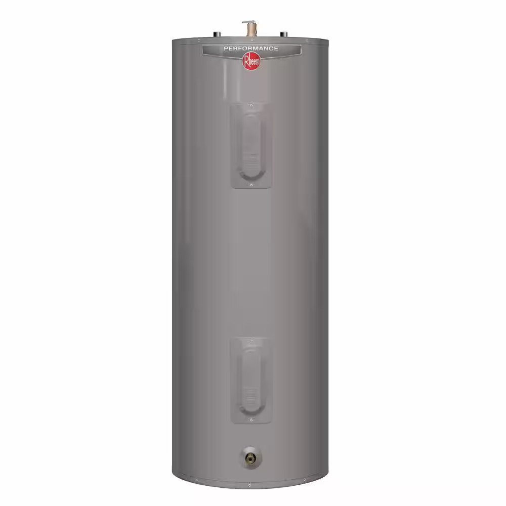 Performance 40 Gal. Medium 3800-Watt Double Element Electric Water Heater with 6