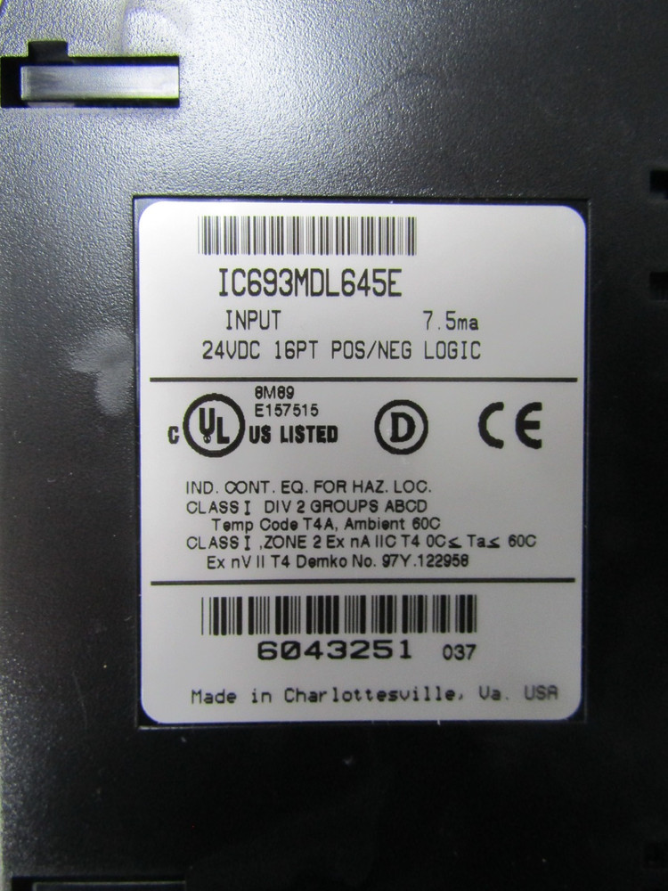 💥GE FANUC IC693CPU323U 10 SLOT BASE W/ (3) INPUT MODULES (3) OUTPUT MODULES