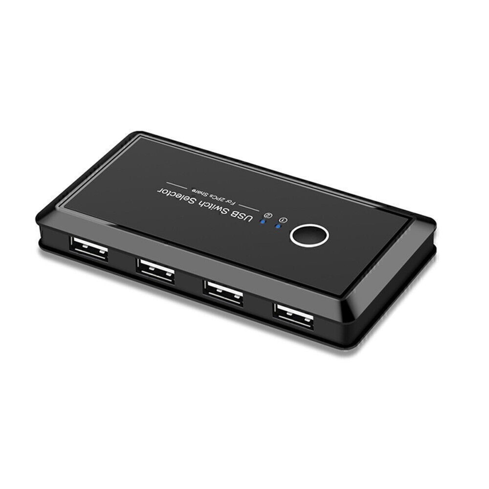 USB 3.0 Switcher Selector 2 Computers Sharing 4 Port USB Devices KVM Switch Hub