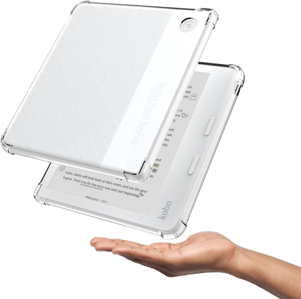 Clear Case for Kobo Libra Colour and Screen Protector, Libra Color Ereader Case