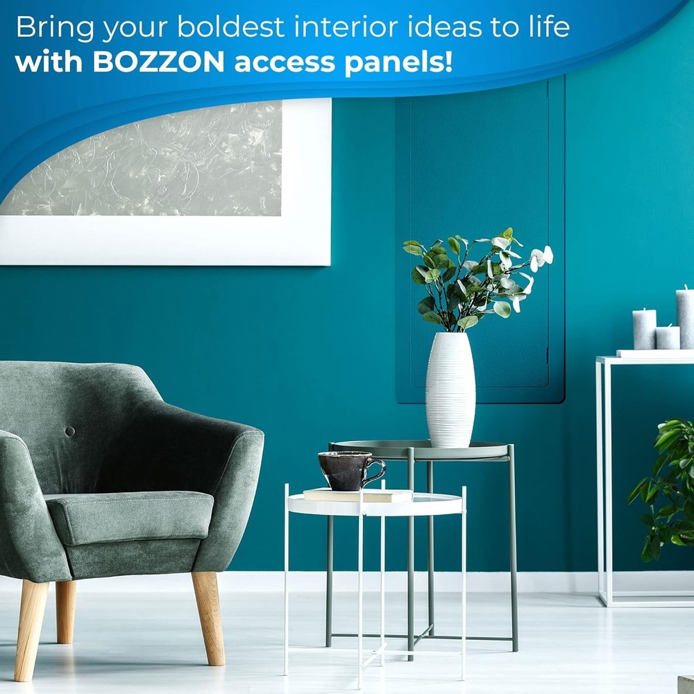 Lifetime Guaranteed 14x29 Access Panel - White Plastic, Flush or Surface Mount