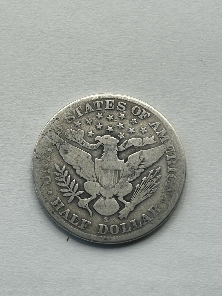 1912S Barber Half Dollar G+