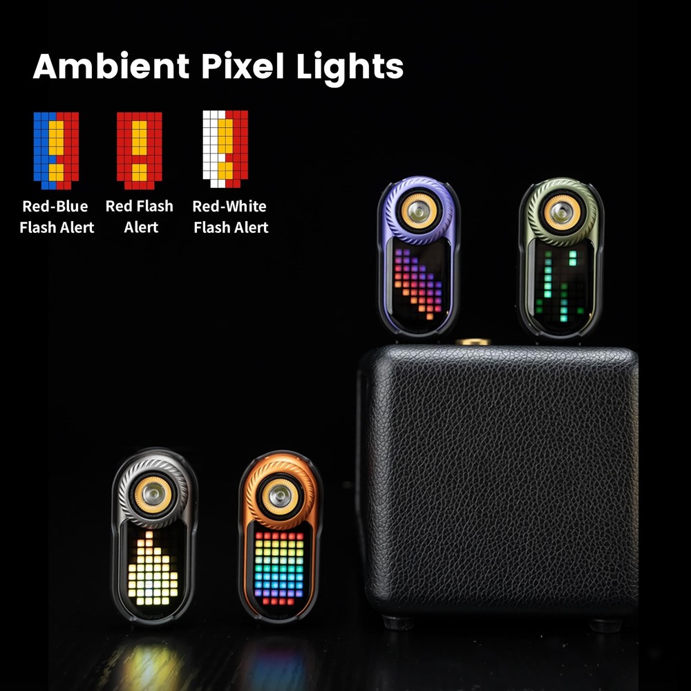 LOOPDOT EDC Flashlight – Rechargeable Small and Powerful LED Flashlight with RGB